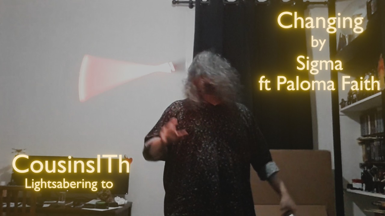 STAR WARS freestyle dance lightsaber spinning to 'Changing' by Sigma ft Paloma Faith.