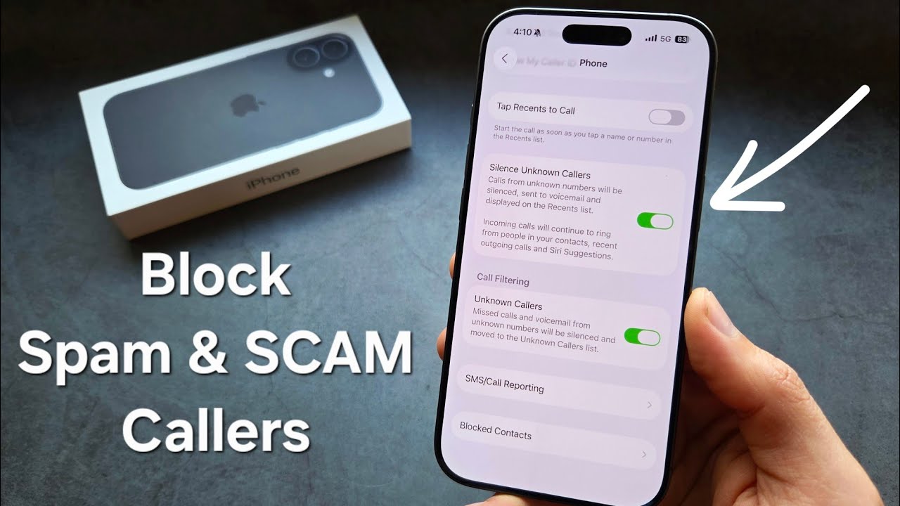 iPhone 17 &mdash; как заблокировать спам и мошеннические звонки