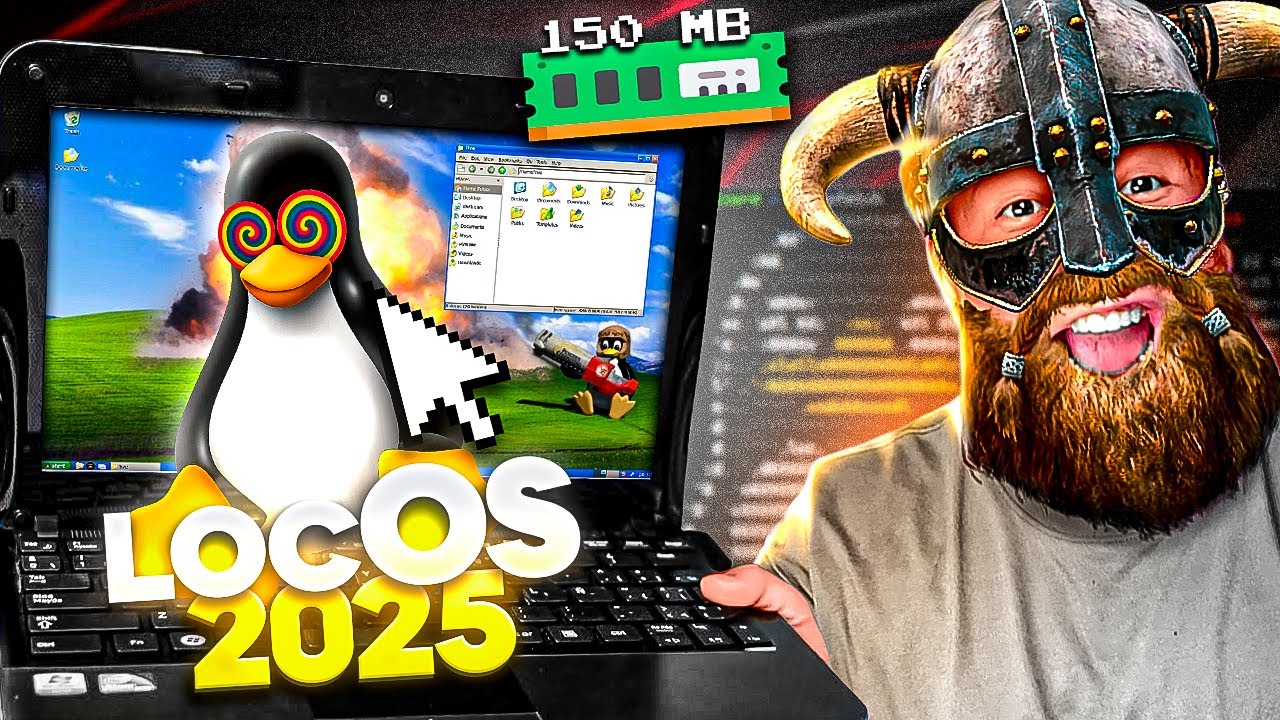 El Linux m&aacute;s ligero y RAPIDO para PC  LocOS 2025
