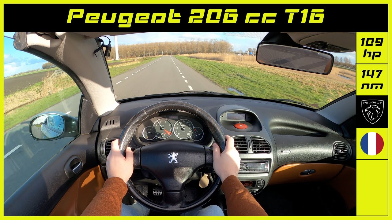 Peugeot | 206 CC T16 | 2004 | Onboard POV test drive
