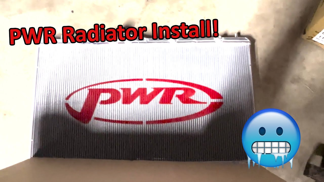PWR Track Radiator Install on my FK8 Civic Type R
