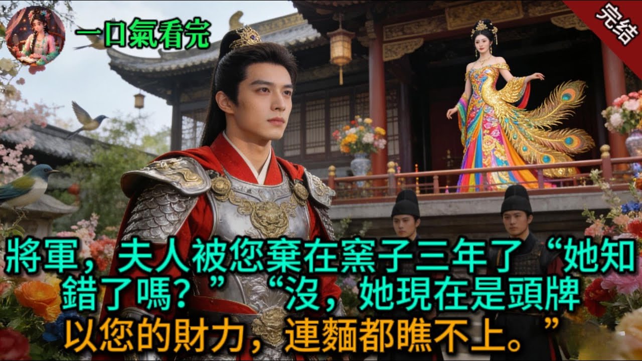 “將軍，夫人被您棄在窯子三年了。”“她知錯了嗎？”“沒，她現在是頭牌，以您的財力，連麵都瞧不上。