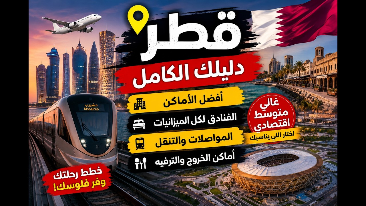 🌍✈️اماكن لزم تزورها في قطر 2025 