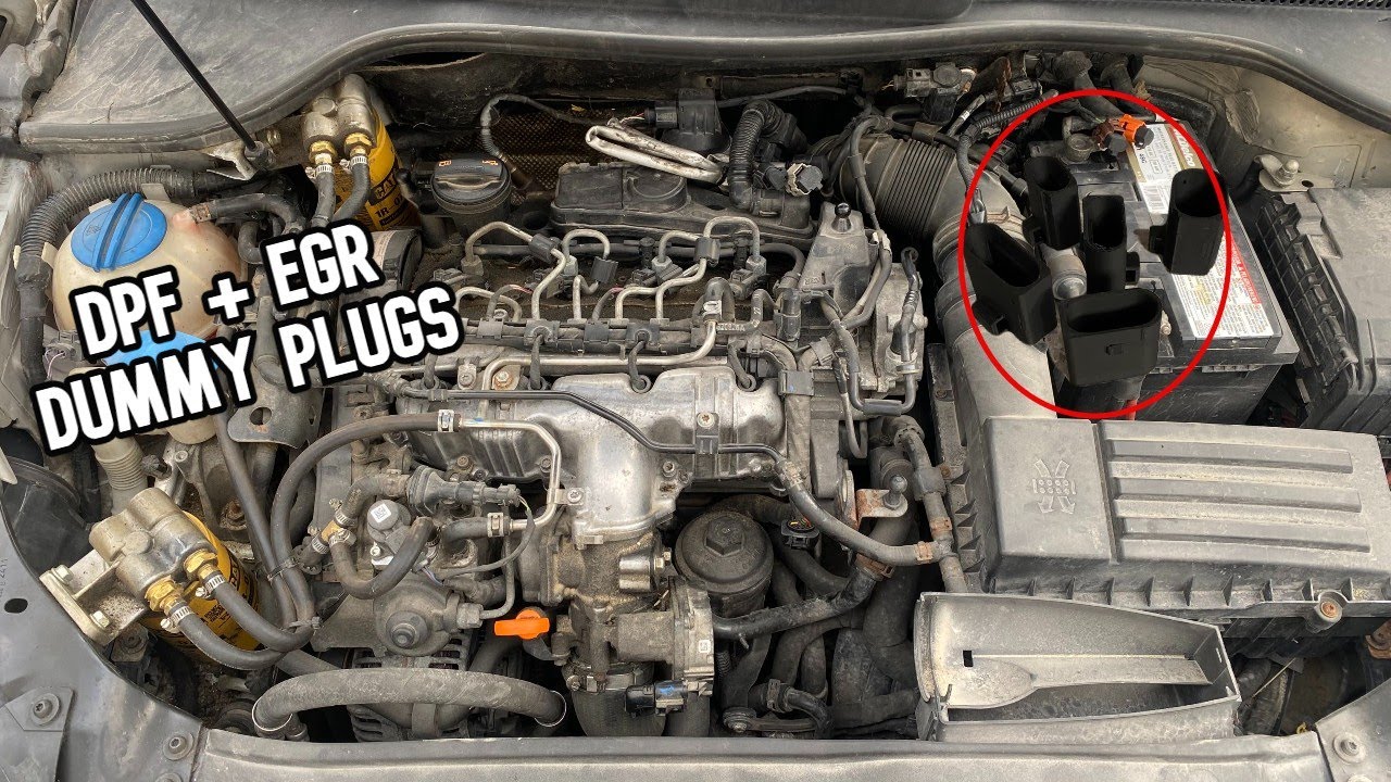 Установка TDI EGR + DPF с удалением заглушек