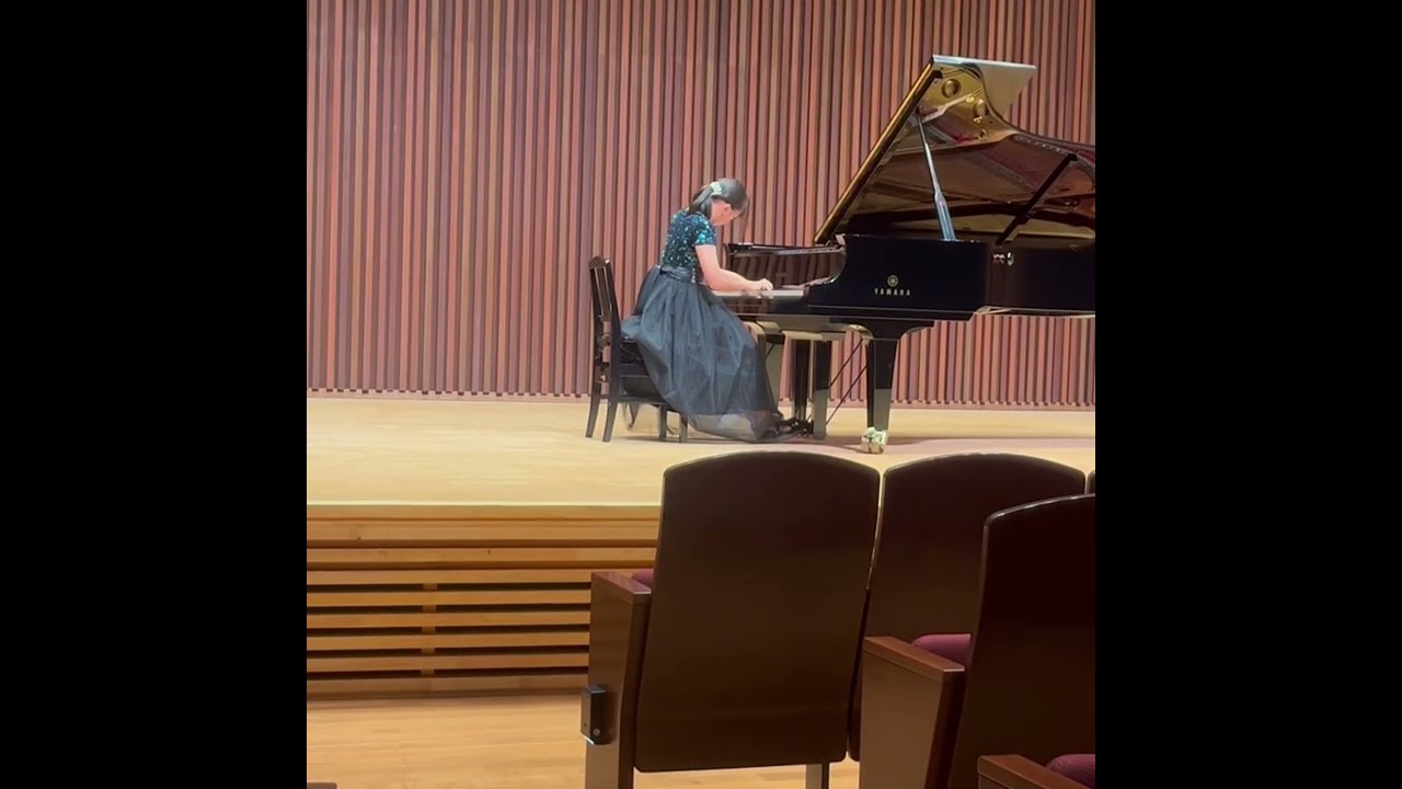 日本クラシック音楽コンクール　　中学2年生　　　ベートーヴェンピアノソナタ月光第３楽章
