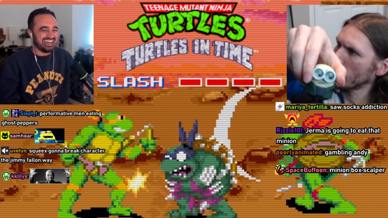 Squeex and Jerma's Ninja Turtles Podcast (Full Edit w/Both Chats)