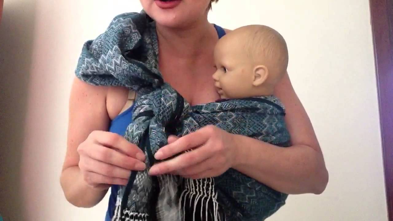 Nudo corredizo para rebozo mexicano (portabebé)