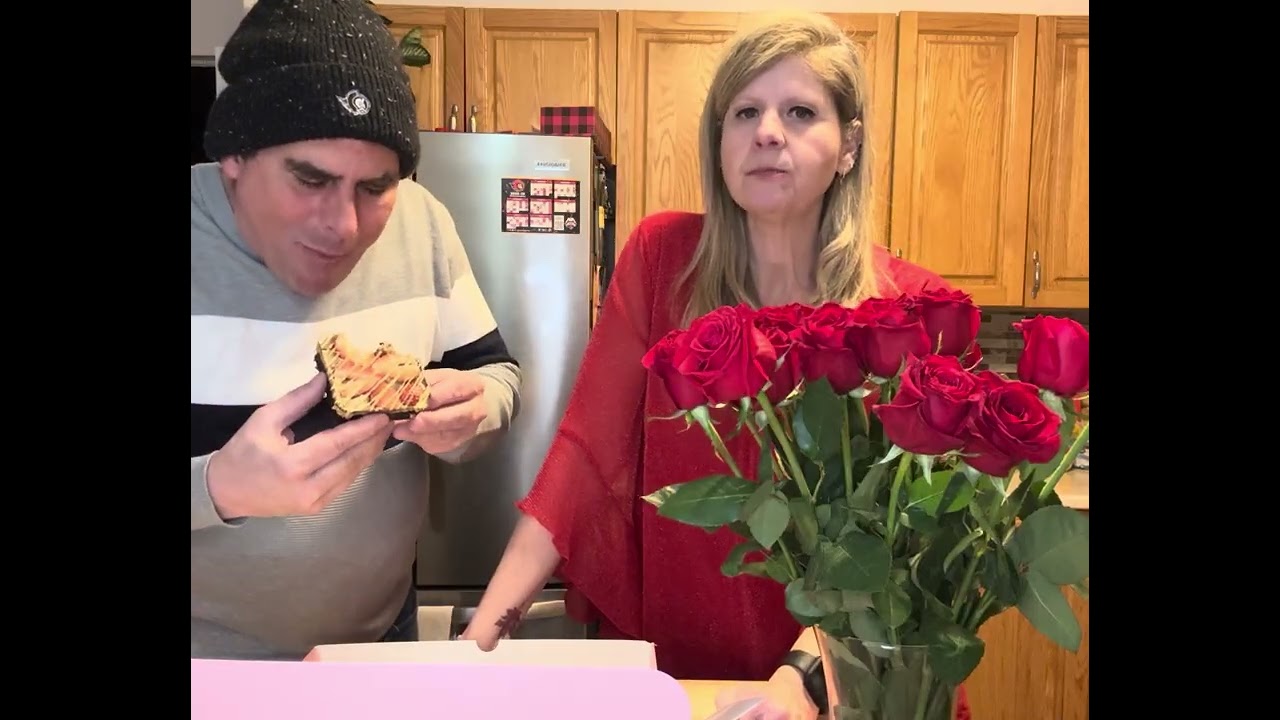 Shawn and Jackie eat Crumbl Cookie - Valentine version 