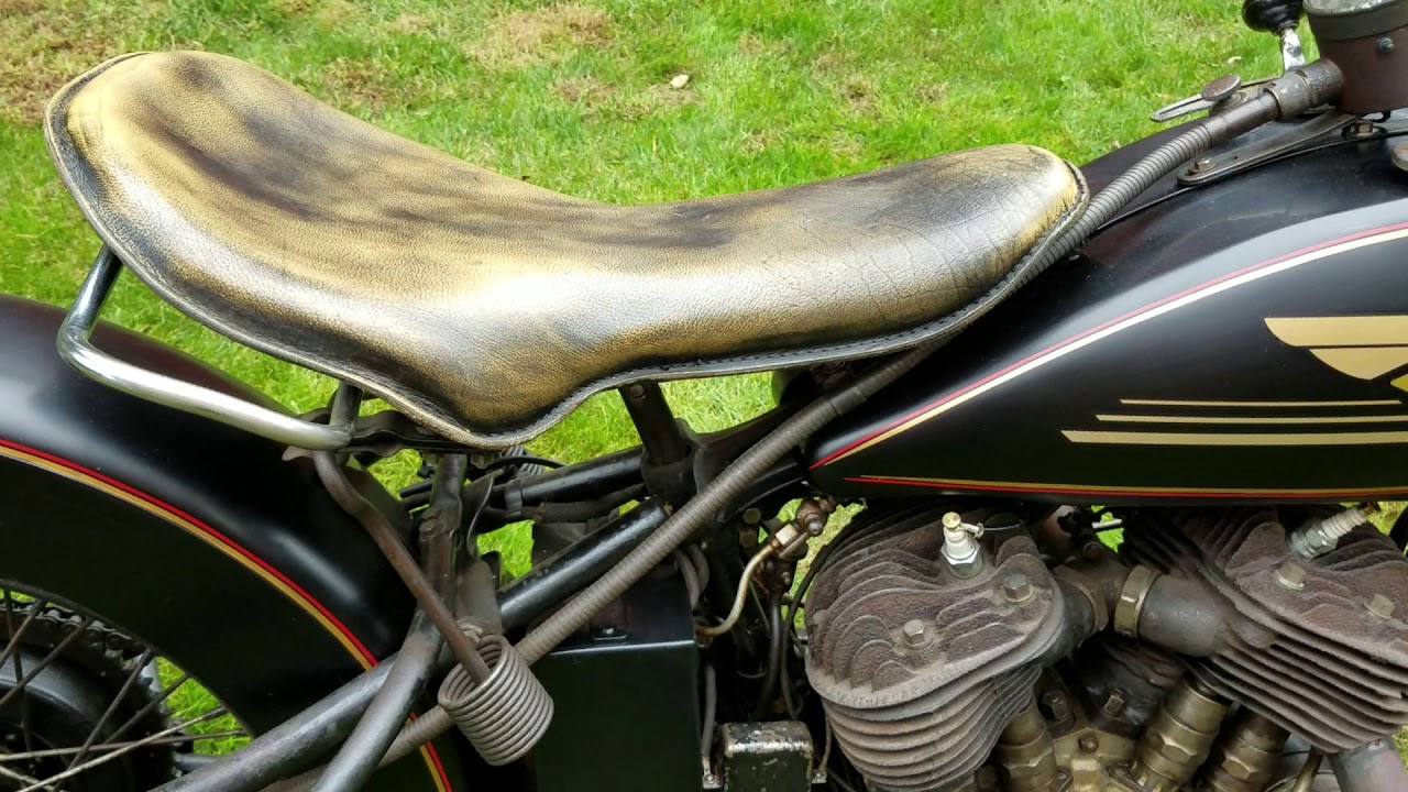 1930 Harley V Flathead Motorcycle