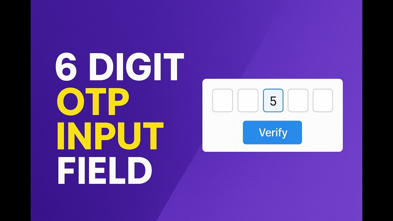 6 Digit OTP Input Field  | Figma Make Prompt Result