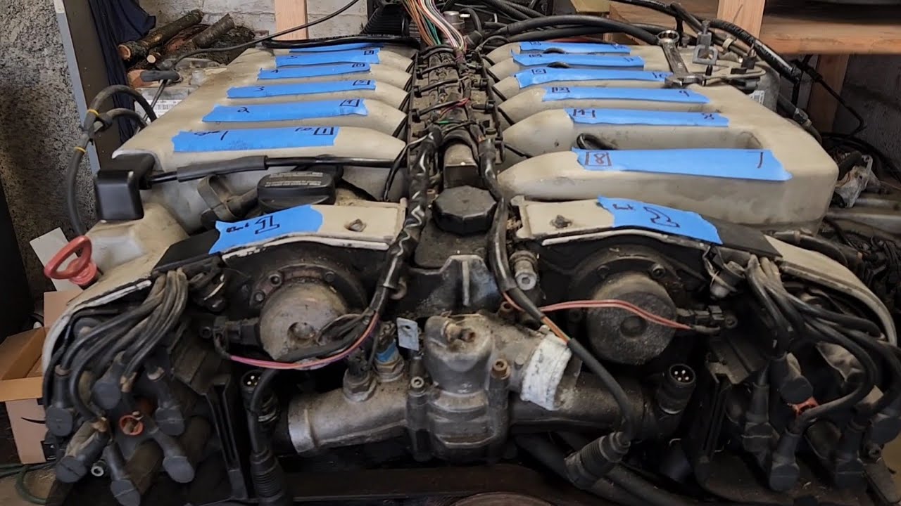 Getting the Mercedes V12 Swap ready