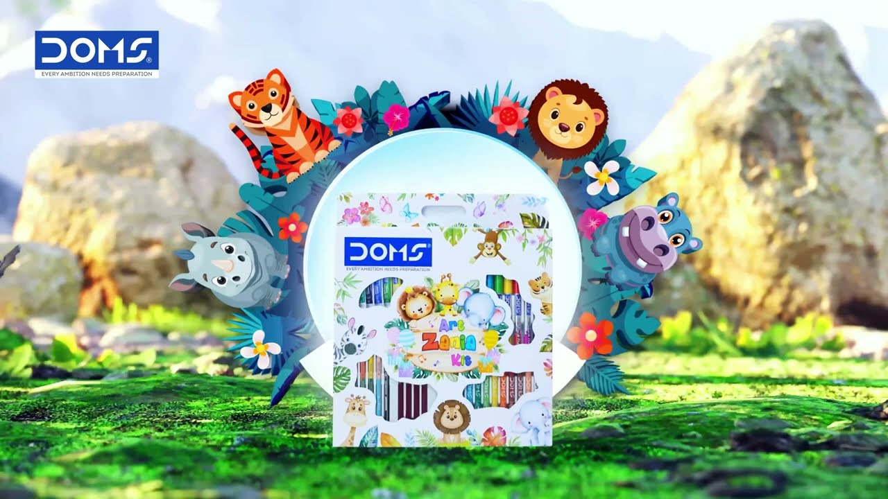 50+ Art Supplies in One Box! 🎨 DOMS Art Zania Kit Unboxing
