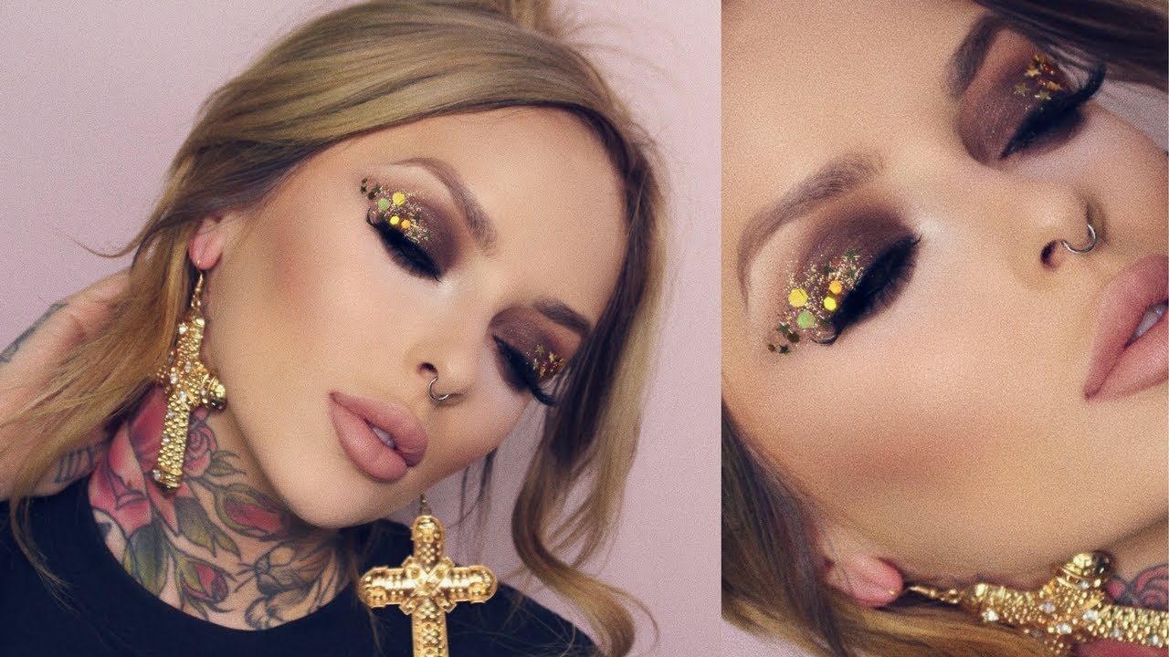 SEXY GOLD GLITTER NYE TUTORIAL + MAKING A CHANGE | Belle Jorden