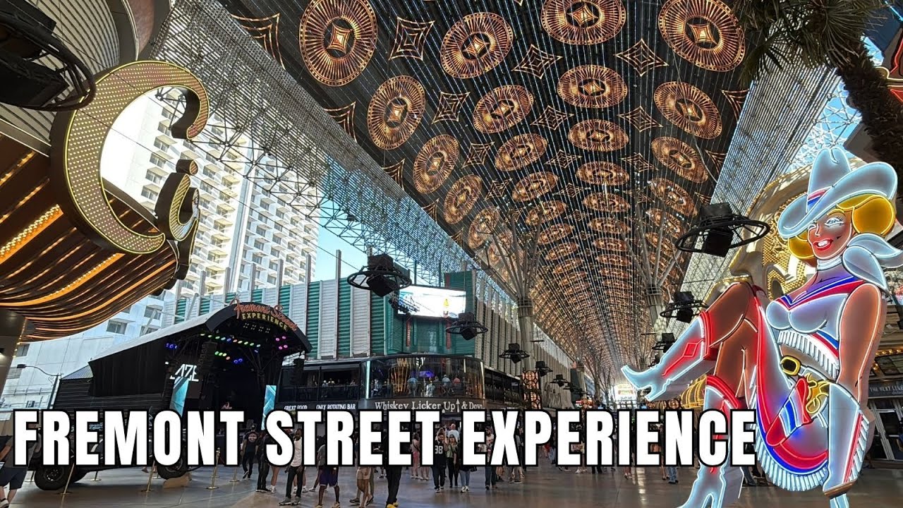 Walking The Fremont Street Experience DTLV Summer 2025 | Circa Hotel, Plaza Resort & More