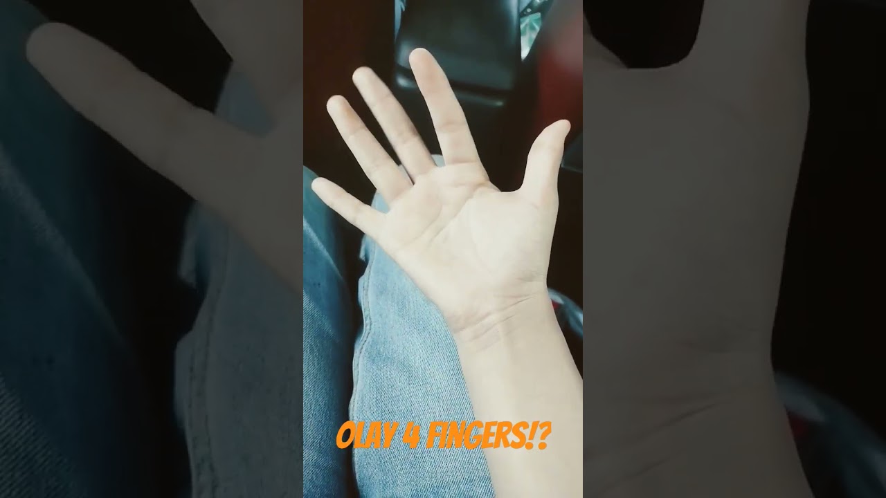 only 4 fingers!?