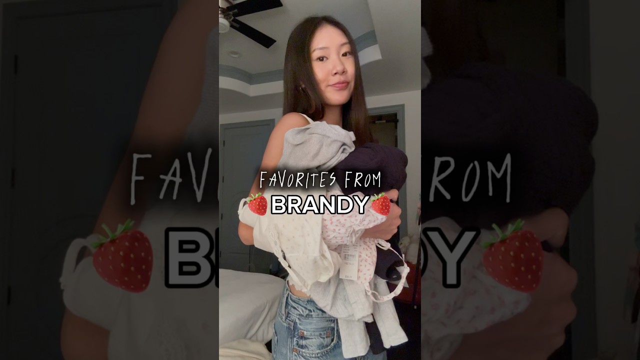 🍓ЛЮБИМЫЕ ТОВАРЫ BRANDY MELVILLE HAUL #brandymelville #brandy #clothinghaul #haulvideo