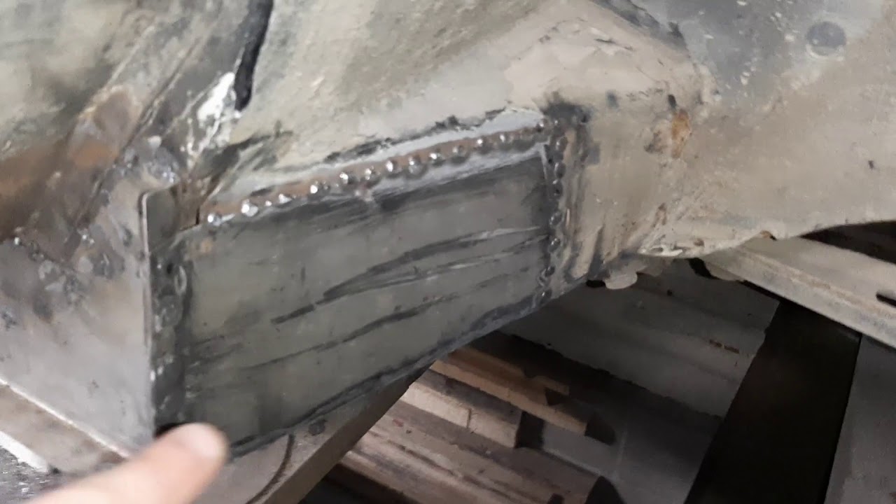 завершение сварочных работ по BMW e36.
