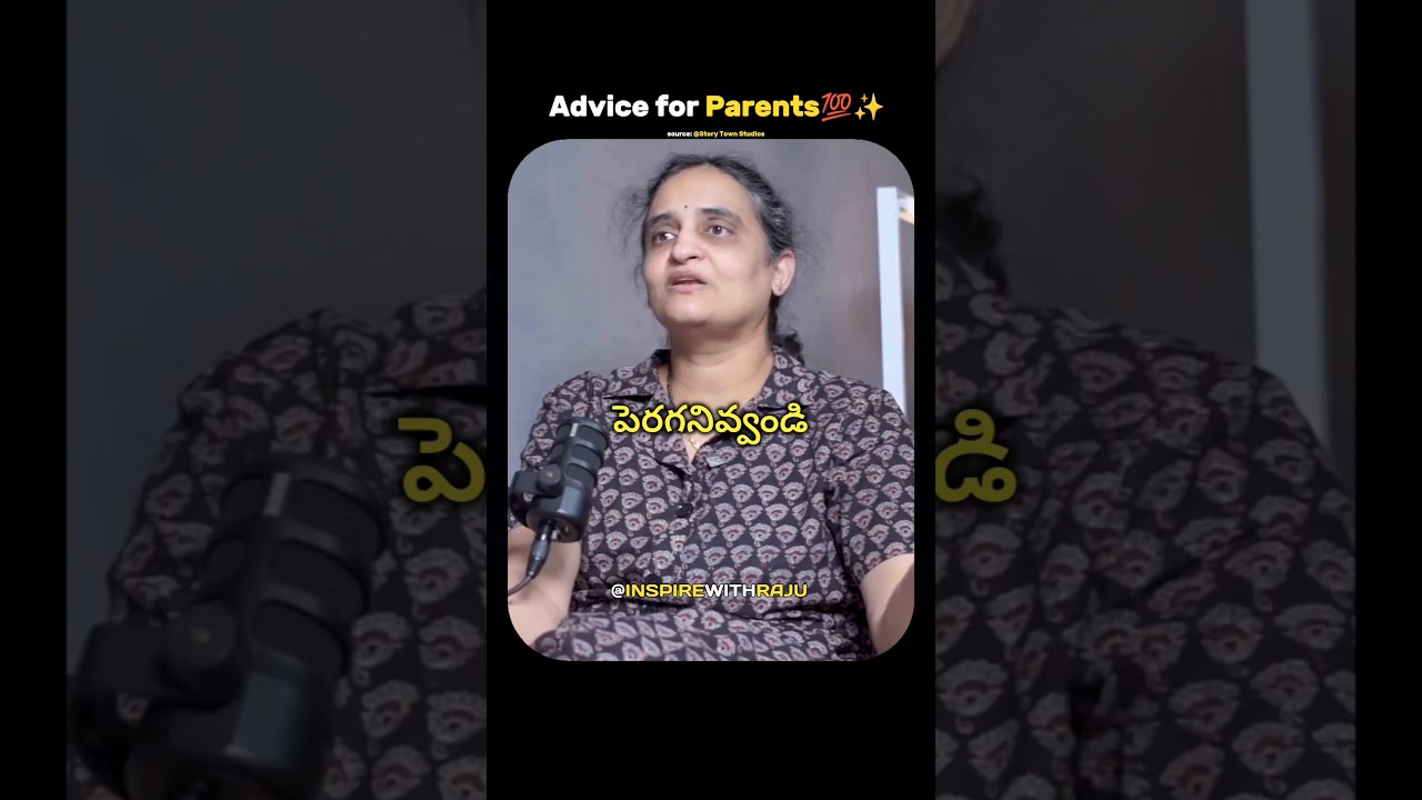 Dr Sivaranjani's Golden Advice to Parents✨❤️