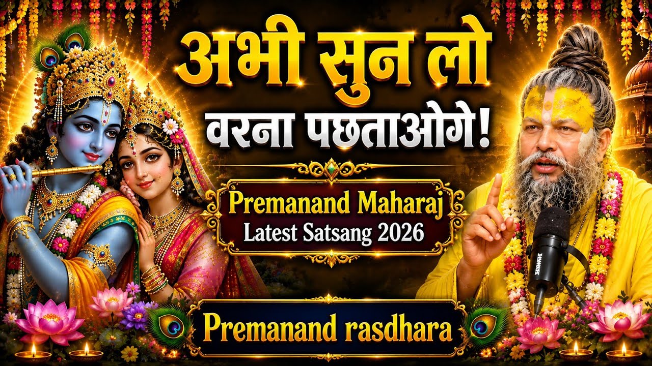 अभी सुन लो वरना पछताओगे | Premanand Maharaj Latest Satsang 2026 