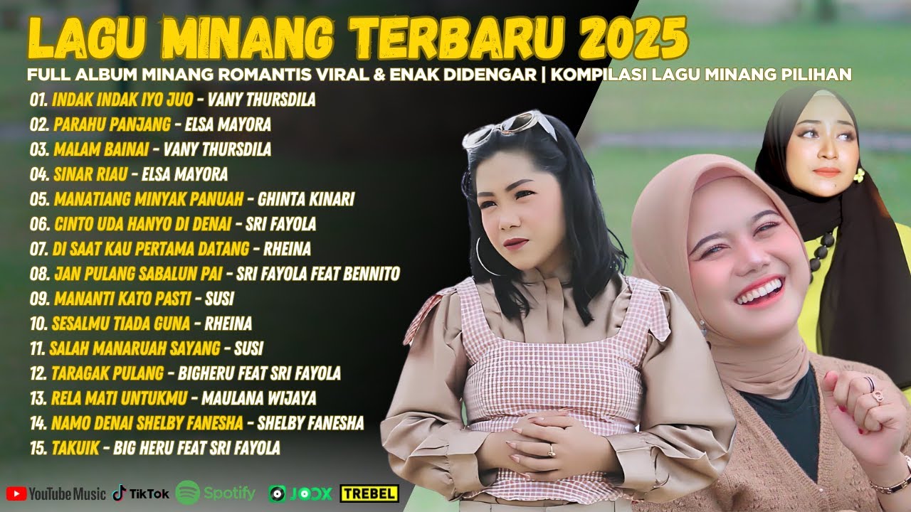 Lagu Minang Terbaru 2025 - Full Album Minang Romantis Viral & Enak Didengar | Kompilasi Lagu Minang