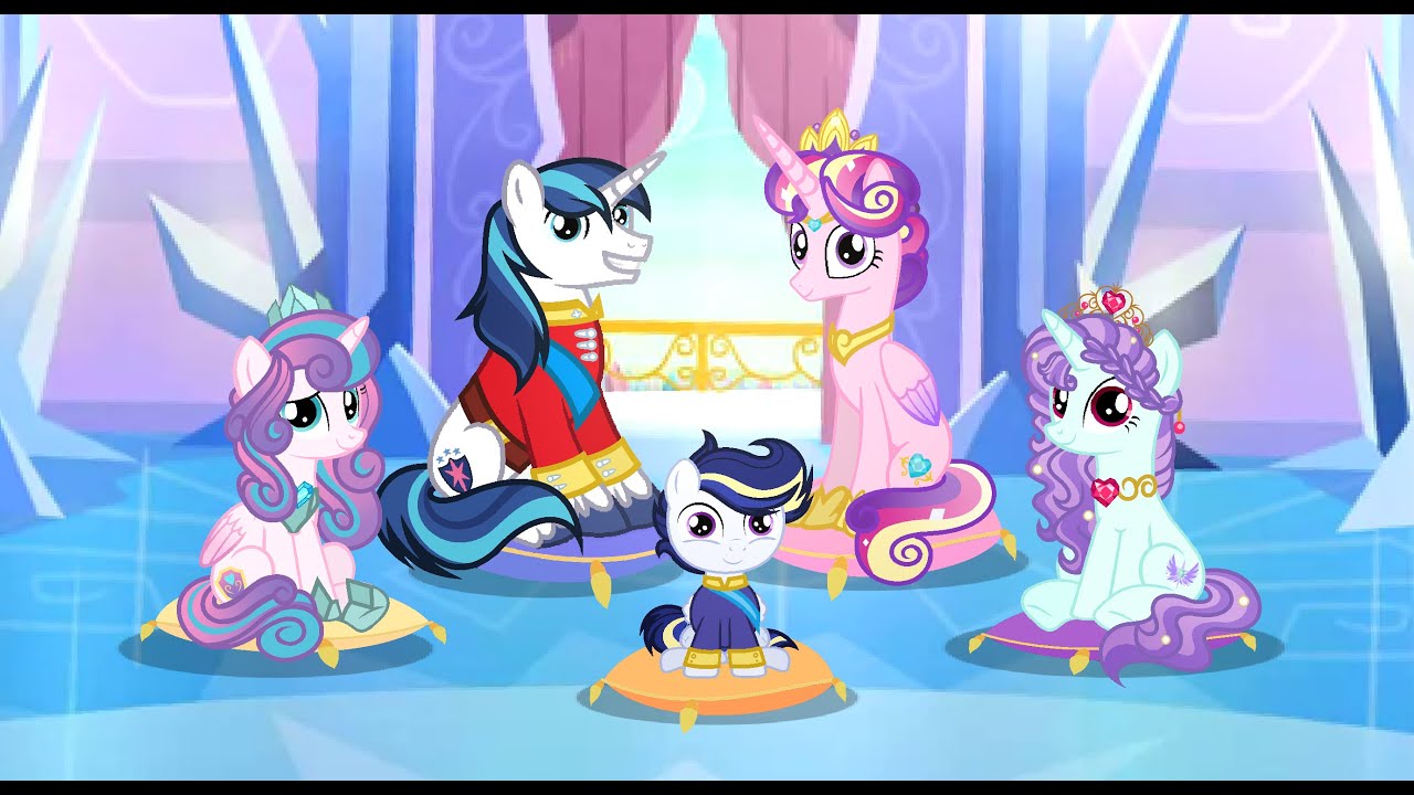 MLP [Next Gen] Crystal Family's Royal Portrait (speedpaint)