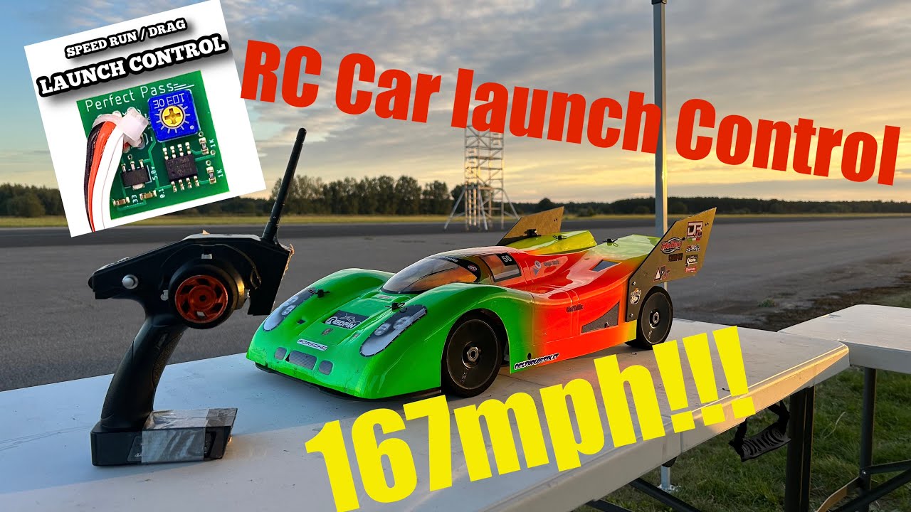 I fitted LAUNCH CONTROL to an RC CAR... Chasing 200mph