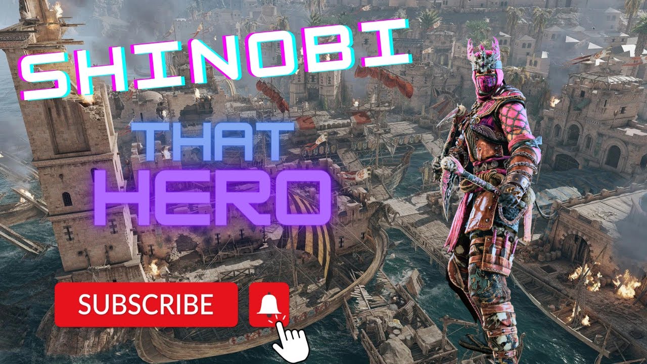 Shinobi 1v3 anti gank #forhonor #shinobi #antigank