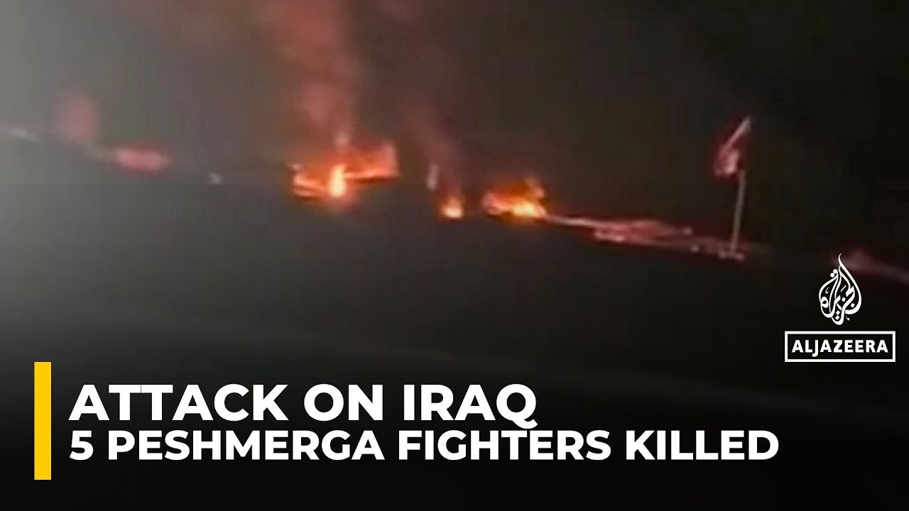 Attack in Iraq's Erbil province kills at least 5 Kurdish Peshmerga fighters, 19 injured