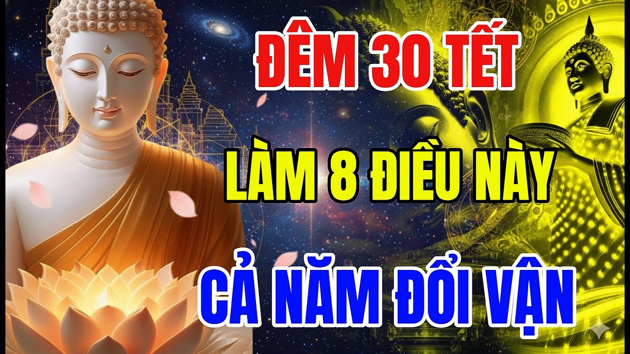 ĐÊM 30 LÀM 8 VIỆC NÀY – CẢ NĂM MAY MẮN TỰ TÌM ĐẾN