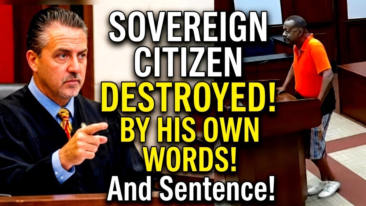 Sovereign Citizen Destroyed While Trying to Outsmart the Judge#courtroomdrama #sovereigncitizen 