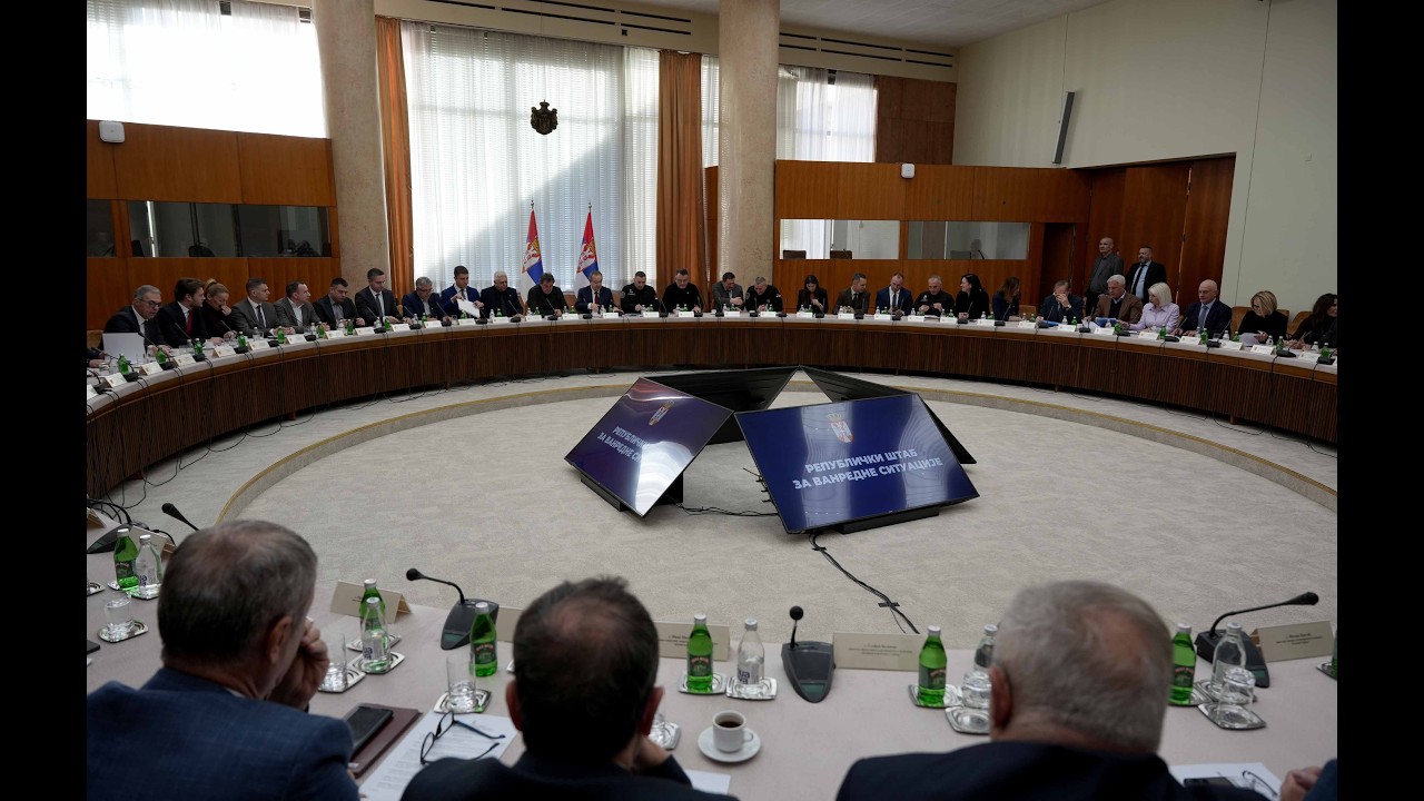 Sednica štaba za vanredne situacije