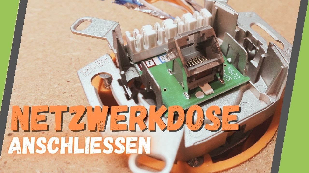 Wie Du Deine Netzwerkdose richtig anschließen solltest ▶▶ Datenanschlussdose verkabeln ▶▶ Tutorial