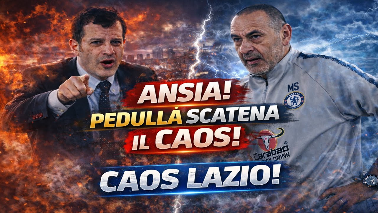 ANSIA! PEDULLÀ fa SCOPPIARE il CAOS in casa LAZIO! VERITÀ su SARRI in ARRIVO? POI TEMI A PIACER