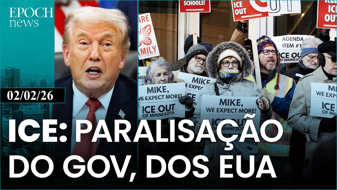 Paralisação nos EUA: Congresso debate ICE; Ruptura no exército chinês; Eleições na Costa Rica e+