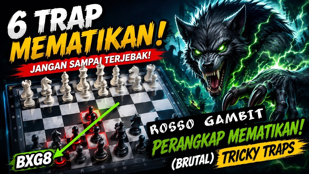 6 jebakan Brutal Rousseau Gambit ☠️Deadly☠️