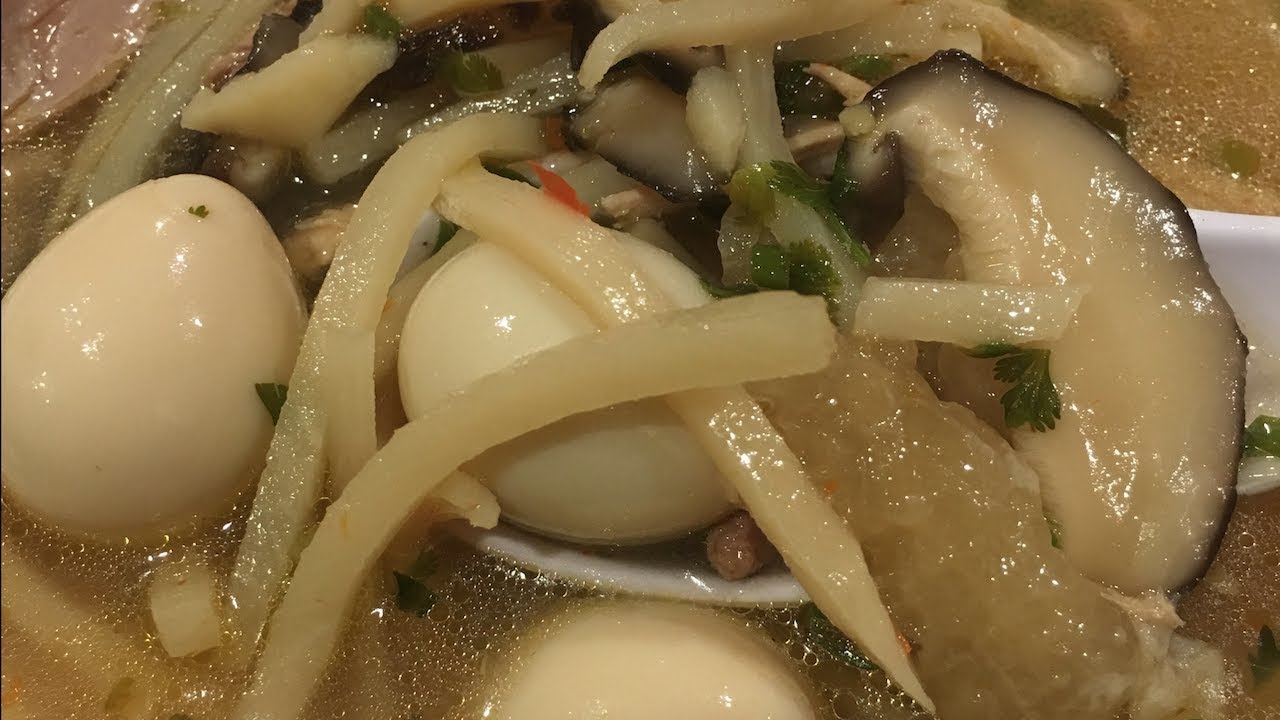 C/w Nana: Lao Style Fish Maw Soup (ແກງກະເພາະປາ == Kang Kaphaw Pa)