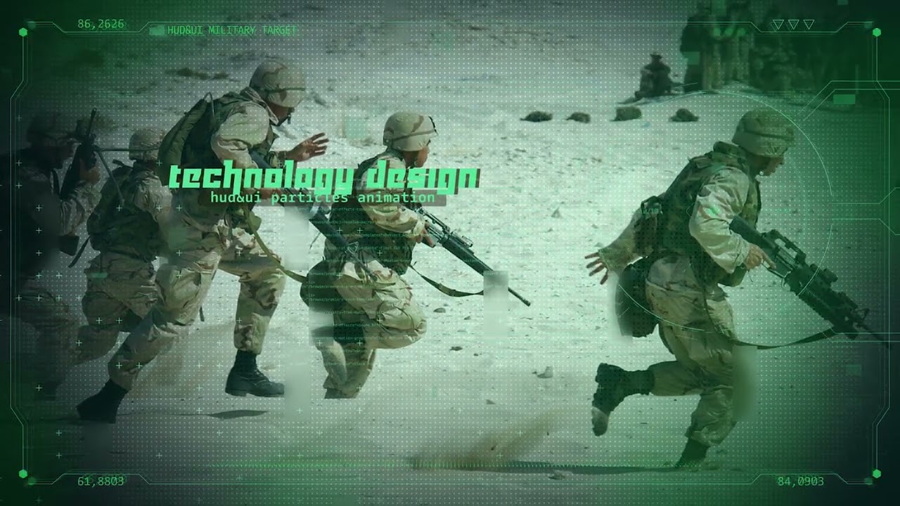 Videohive Military HUD UI Slideshow 40727437
