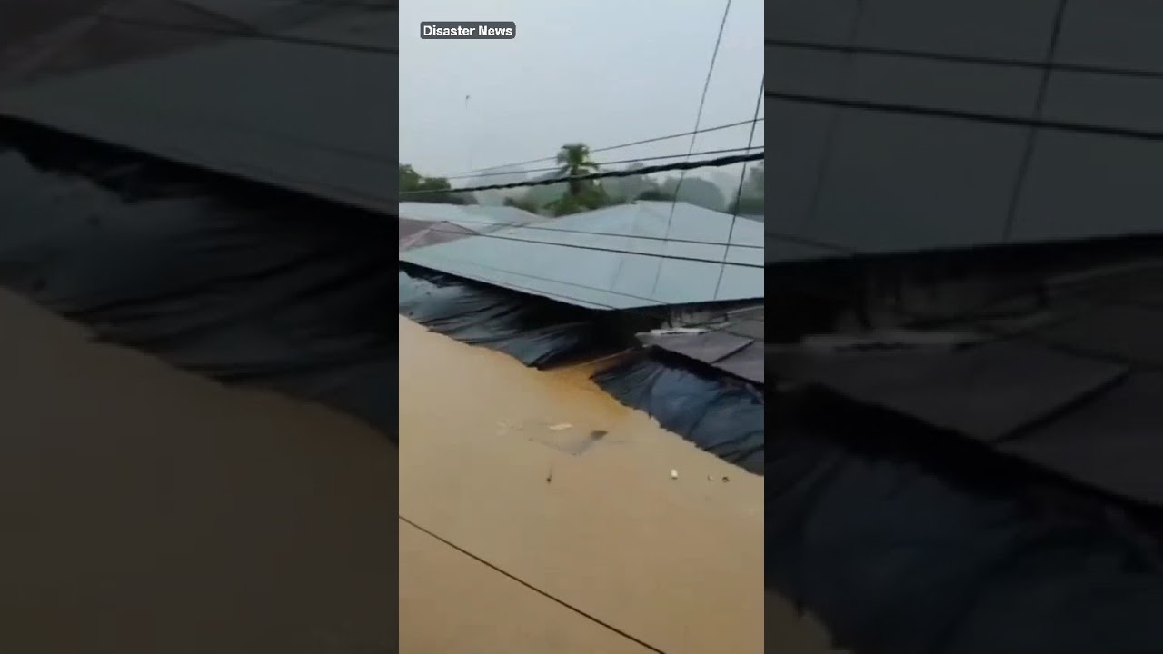 Massive flooding caused by extreme rain in Montecristo, Bol&iacute;var Department, Colombia 🇨🇴 (0..