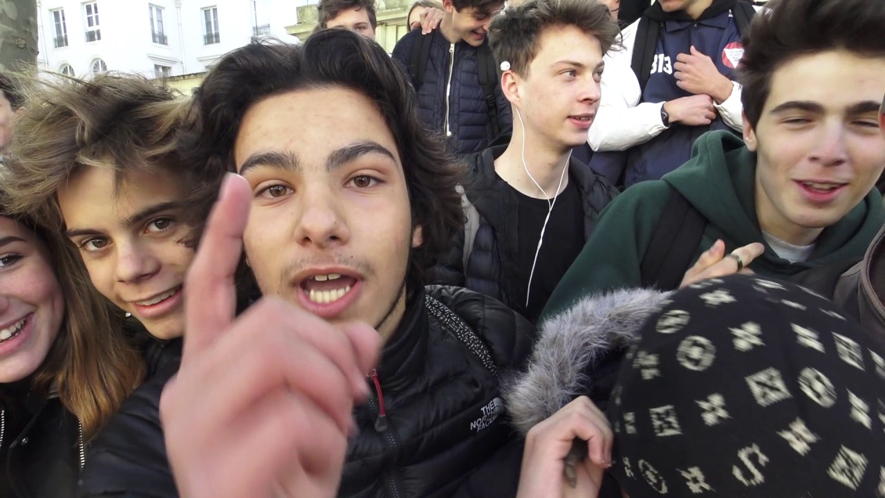 Sit In au lycée Victor Duruy. Paris/France - 27 Avril 2017