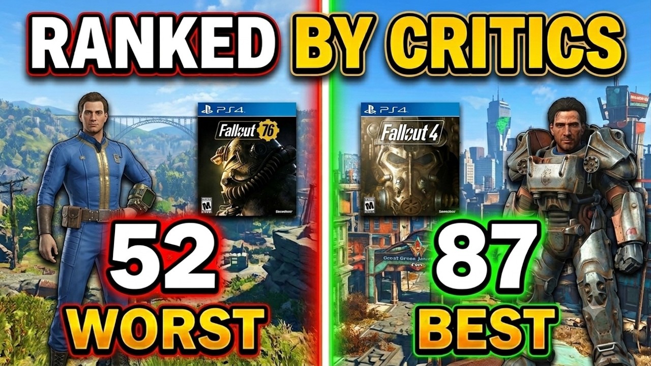 Every Fallout Game Ranked Worst to Best by Critics