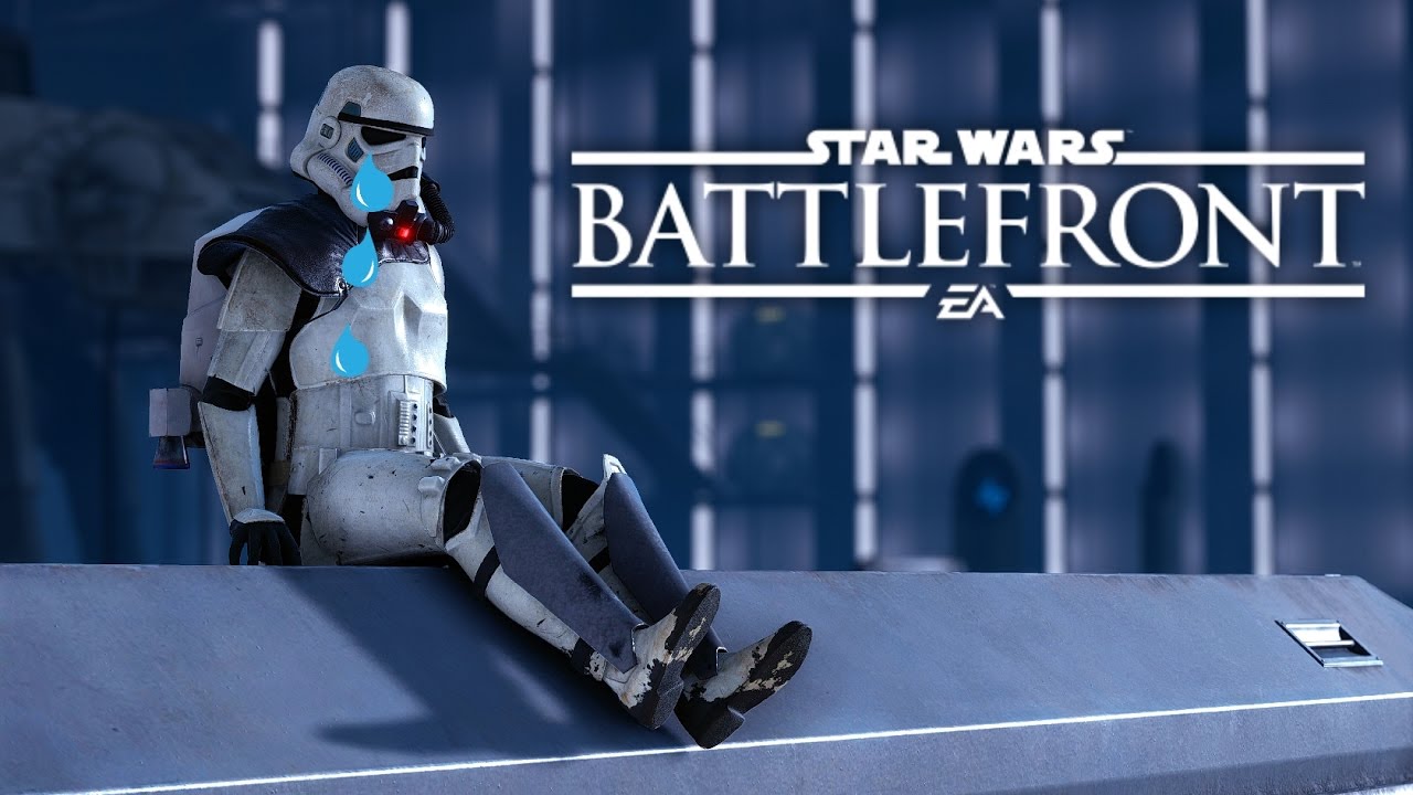 Звездные войны Battlefront - Забавные моменты # 6 Еще одна счастливая посадка!