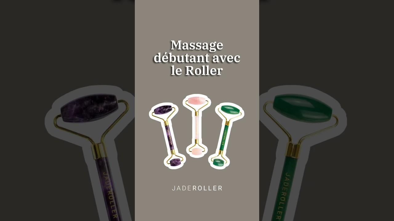 Tutoriel massage d&eacute;butant avec le rouleau de jade 💆&zwj;♀️