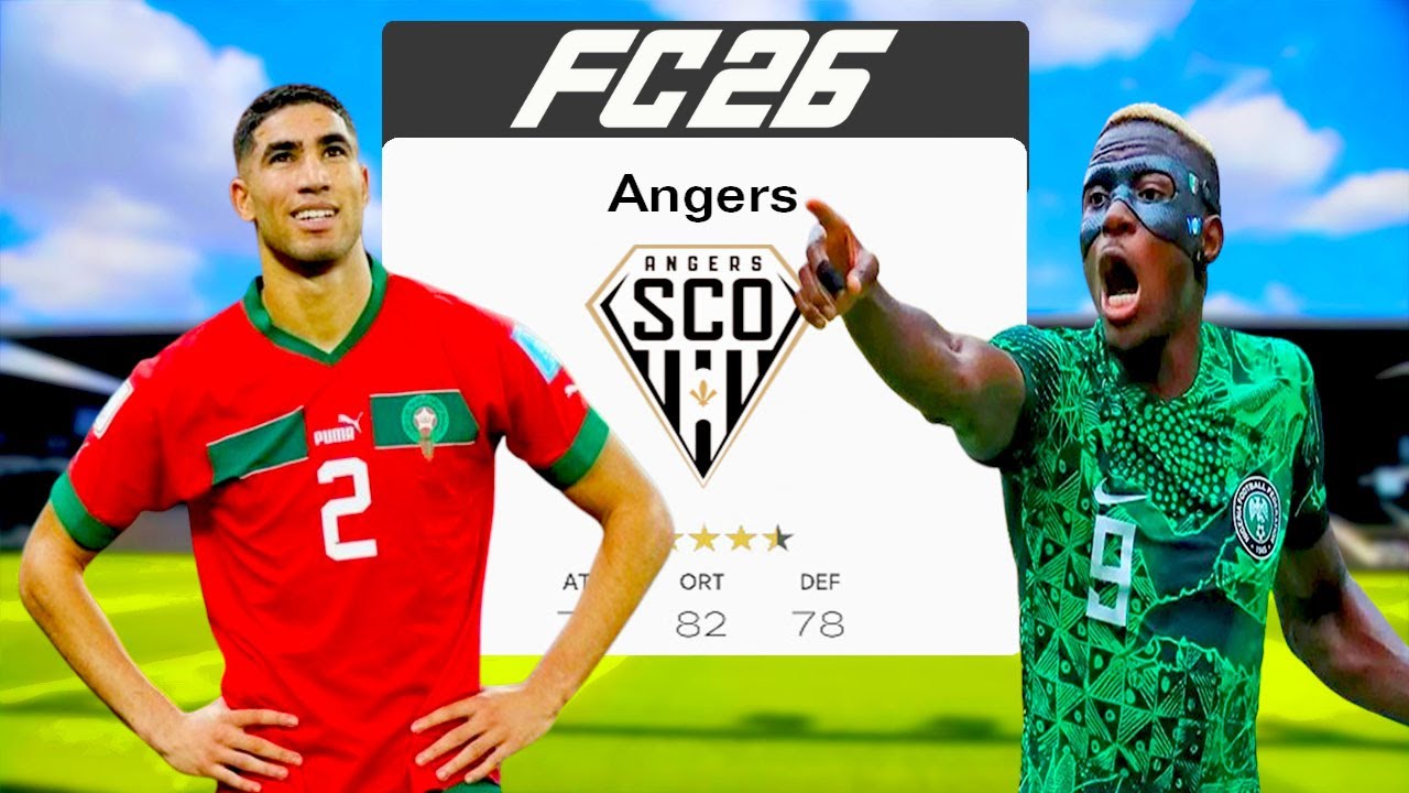 SADECE AFRİKALI FUTBOLCULARLA TAKIM KURDUK | EA FC 26 ANGERS REBUİLD