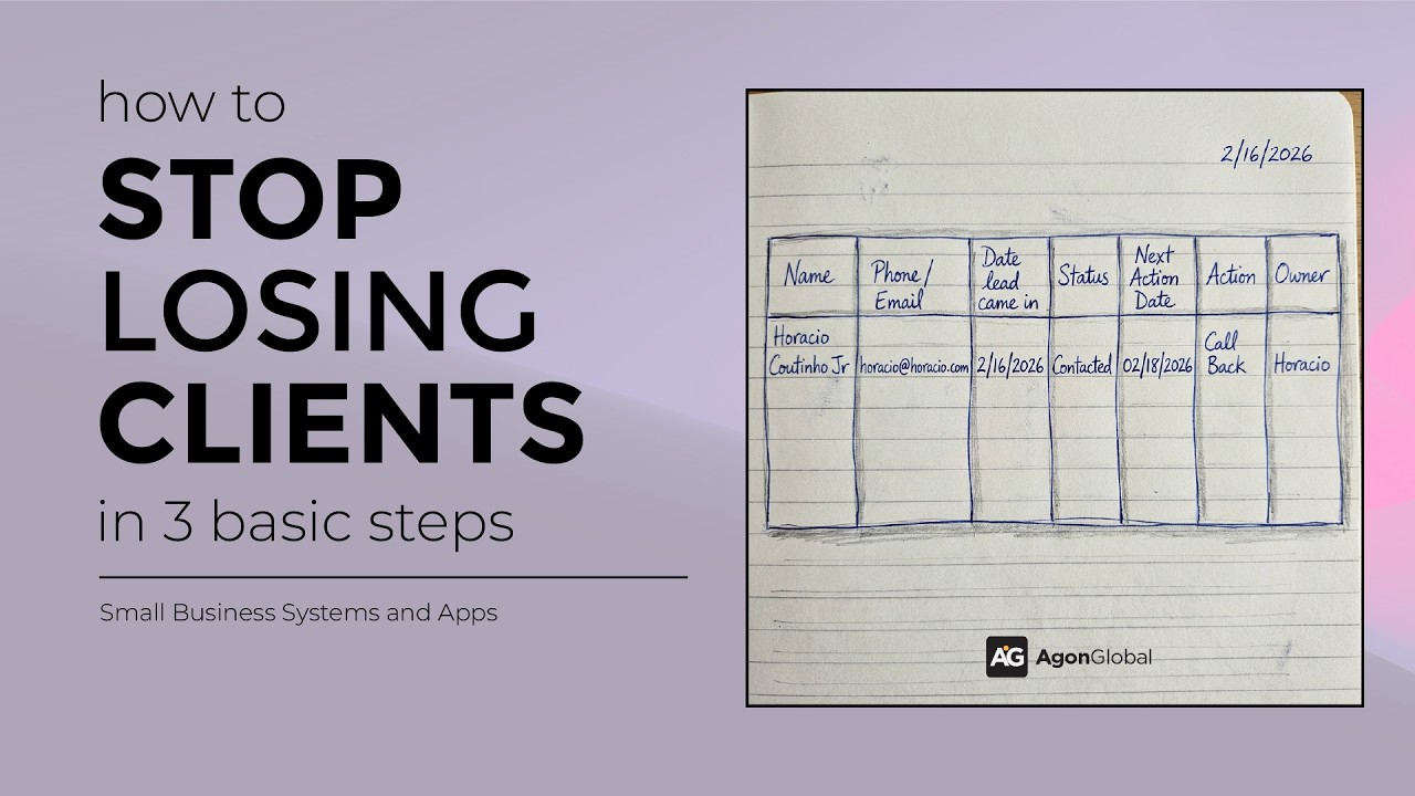 How to Stop Losing Clients Because Nobody Followed Up - Step by Step