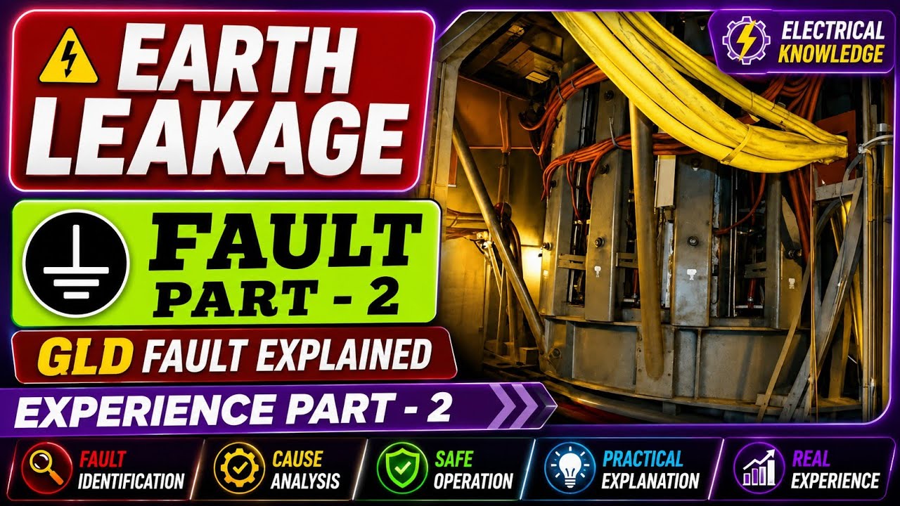 Earth Leakage Fault Induction Furnace All Details in Hindi | GLD का क्या क्या Fault होता हैं