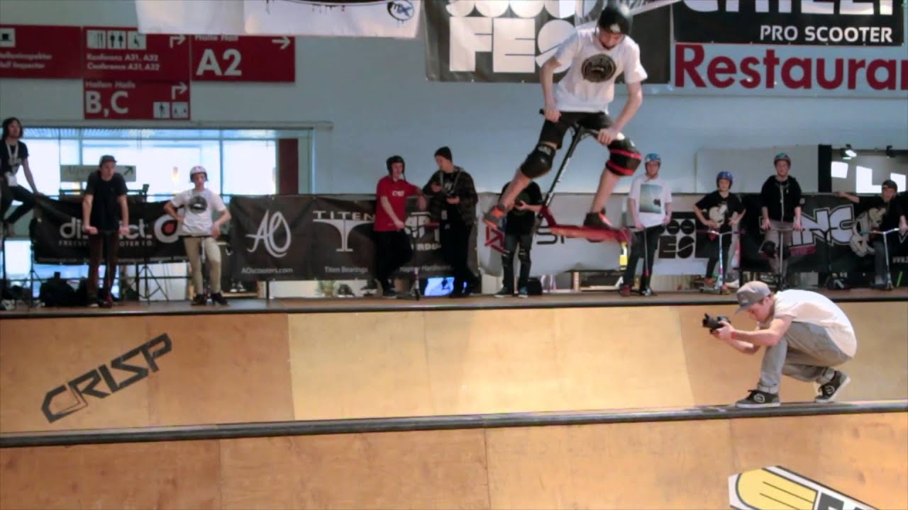 stunt-scooter auf der ISPO 2014 in München