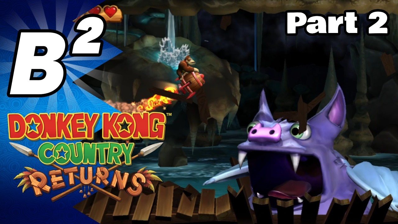 Local Ape Destroys Ancient Ruins - Donkey Kong Country Returns - Part 2 [Beta Squared]