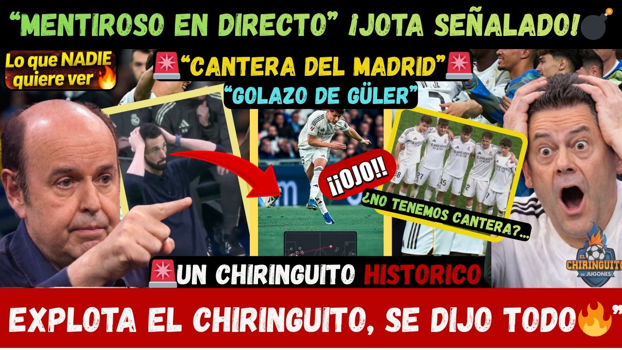 😱 BOMBAZO: RONCERO EXPLOTA con el GOLAZO de ARDA GÜLER desde 70 METROS 😱 ¡EL CHIRINGUITO ENLOQUECE!
