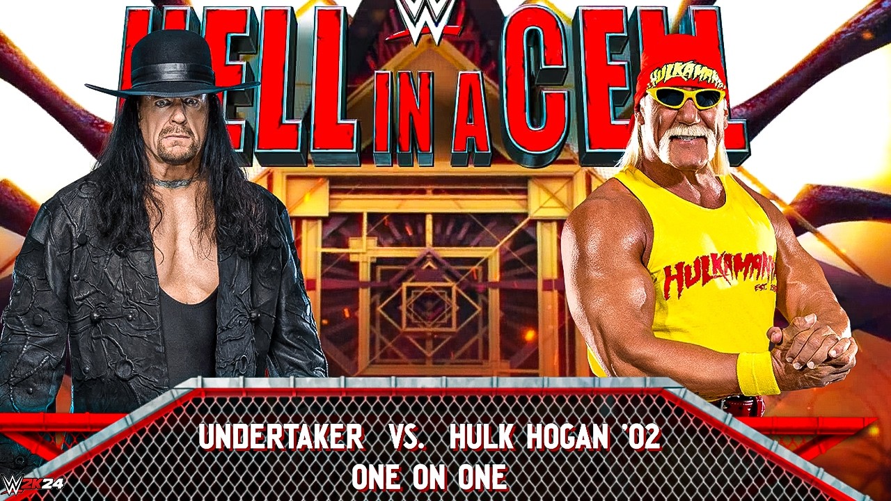 The Undertaker vs Hulk Hogan – The Deadman vs The Immortal | WWE 2K24 Full Match Highlights