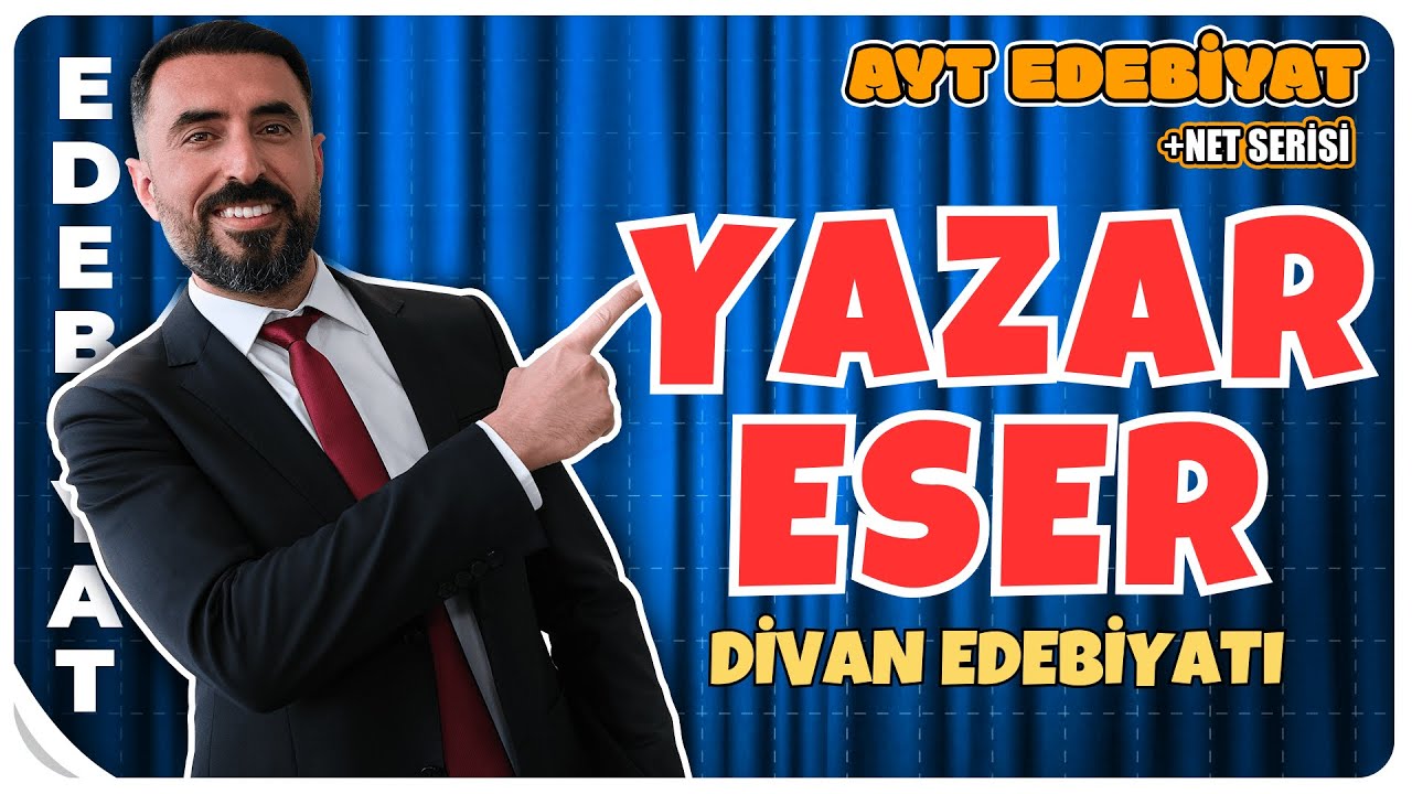 +2 NET DİVAN EDEBİYATI SANATÇI-ESER ÇALIŞMASI / GARANTİ KONU / AYT EDEBİYAT FULL TEKRAR 2025